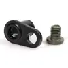 Uña Base de Aleación de Titanio F136 Implante Subcutáneo Grado Rosca Interna Uña de 3 Agujeros Joyería para Piercing Corporal de Titanio G23