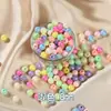 Tangduo Colección Variada de Cuentas Acrílicas Cuentas Sueltas Pulsera DIY Collar Cuentas Transparentes Cuentas Redondas Cuentas de Caramelo