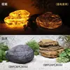 Árbol de Piedra Translúcida, Árbol Luminoso, Panel Translúcido, Piedra Volcánica, Bambú, Hoguera, Hotel, Cafetería, Decoración, Ingeniería de Paisajes