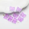 12x15mm Borboleta Cauda de Fênix Esmaltada Furo Vertical DIY Handmade Material para Grampo de Cabelo, Pingente de Pulseira, Colar Venda por Atacado