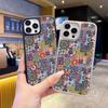 Funda de Teléfono Tótem Retro Exótico para iPhone17 Estampado Geométrico Étnico Colorido Funda Anticaída Venta al por Mayor Dropshipping