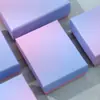 Caixa de Embalagem para Joias Pronta do Fabricante, Caixa de Joias Colorida com Tampa Céu e Terra em Gradiente Sonhador, Caixa para Colar e Pulseira, Saquinho para Joias