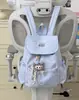 Mochila Escolar Estudante Menina Estrela Japonesa Fofa Versátil Simples Mochila Escolar Cordão Estudante do Ensino Médio Grande Capacidade Mochila Escolar