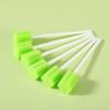 Tubo de sucção de escarro descartável para limpeza, tubo de limpeza com cabeça de esponja, algodão filtrante, cabeça de escova de dentes, cuidado oral, cotonete de espuma