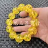 Pulsera de Joyería Ámbar Artificial Cera de Abejas Pulsera de Cuentas Redondas Pulsera de Cera de Abejas Violeta Pulsera de Pera Pulsera de 20 mm