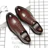 Zapatos de cuero de punta británica para negocios, moda casual, negros, talla grande, zapatos formales transfronterizos, zapatos de cuero guapos para hombre trabajador de oficina