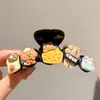 Pinza para el Cabello Estilo Coreano Inspirada en Instagram de Lujo Ligero para Mujer, Pasador de Tamaño Mediano con Moño, Pinza de Tiburón para la Parte Trasera de la Cabeza, Pinza para el Cabello de Diseño Único de Nicho