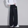 Jeans modernos para hombre, colección otoño 2026, versátiles, lavados, estilo americano, pierna curva, corte holgado, pierna recta, pantalones largos
