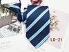 Corbata con cremallera para hombre, formal, de negocios, de 8 cm, fácil de tirar, sin corbata, con rayas rojas y negras.