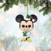 Colgante de coche de dibujos animados de animales transfronterizos, colgante de acrílico para Navidad, decoración para fiestas infantiles, colgante pequeño