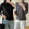 Camiseta Interior de Cuello Medio Alto para Mujer Talla Grande 200 Jin MM Otoño e Invierno Versátil Adelgazante Manga Larga Camiseta Top Ropa Exterior