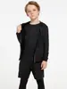 Popular chaqueta de yoga para niños, ropa de fitness para correr para niñas, sudadera con capucha transpirable de secado rápido, ropa casual deportiva, top para niños