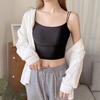 Seda Gelada Sem Marcas Beleza Costas Alça Única Feminino Roupa Íntima Peça Única Sem Aro de Aço Almofada Fixa no Peito Roupa Externa Confortável Tubo Roupa Íntima