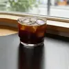 Vaso de Vidrio Simple de Boca Ancha, Se Puede Imprimir con Logo, Vaso para Whisky, Comúnmente Usado en Tiendas de Té con Leche, Vaso de Vidrio para Helados y Batidos