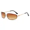 Gafas de Sol Retro de Metal de Gama Alta para Mujer, Estilo Pura Pasión, Tendencia Y2K Europeo y Americano, Mismo Estilo que Celebridades de Internet, Gafas de Sol con Protección Solar