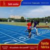Saite DreamWorks camada superficial de plástico vermelho de 13 mm camada superficial de plástico PU de Silicone de 8 mm pista de atletismo de plástico novo padrão nacional