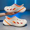 Zapatos Croc para Hombre Verano Todo Incluido Calados Transpirables para Conducir y Pescar Jóvenes Suela Gruesa Antideslizantes Casuales Sandalias de Exterior