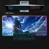 Venta Directa de Fábrica Alfombrilla de Ratón Luminosa de Una Pieza de Color RGB de Zoro Estilo Gaming Alfombrilla Grande para Teclado Alfombrilla Antideslizante para Escritorio