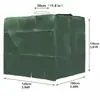 Capa para Tambor IBC de 1000L Impermeável à Prova de Poeira Proteção Solar Espessada Capa de Chuva Capa Protetora para Tanque de Água Externo Preto Verde Azul