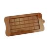 Molde de Silicone Grande para Waffle Retangular Xadrez Chocolate Bloco de Chocolate Decoração de Bolo Flip Candy Molde de Inserção Ovo