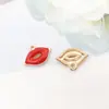 1 Peça de Acessório de Joia Esmaltado Vermelho, Peixe Marinho Animal Esmaltado DIY Pingente de Colar Pulseira Acessório de Joia Atacado