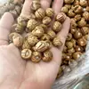 Pulsera Roja de Hilo para Niños Tallada a Mano con Cesta de Durazno y Hueso de Durazno, Cesta Tallada a Mano de Durazno y Nogal Real para Calmar Bebés al por Mayor