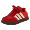 Zapatos Deportivos Casuales de Malla Estilo Coreano para Niñas 2025 Otoño Nuevos Zapatos de Skate Antideslizantes Calzado Deportivo Tipo Trainer Alemán para Niños Medianos y Grandes