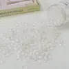 Faixa de Cabelo Preta Casual de Alta Elasticidade para Meninas Elástico de Cabelo Descartável Durável Elástico Pequeno Faixa de Cabeça Anel de Borracha Corda de Cabelo