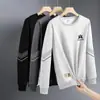 Nueva Sudadera Popular Sorona para Hombre Primavera y Otoño 2025, Engrosada, Sin Capucha, Invierno, Manga Larga, Cuello Redondo, Talla Grande, Ligera, para Uso al Aire Libre