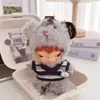 Solo ropa de muñeca: Colgante de muñeca de peluche de vinilo de la serie Hirono Road Log, conjunto de ropa para muñeca Hirono, abrigo, sombrero