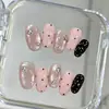Unhas Usáveis Feitas à Mão, Estilo Desejo Puro, Menina Apimentada Olho de Gato Borboleta Nail Art de Boutique, Unhas Usáveis Finas em Formato de Cachorro, Unhas Postiças Atacado
