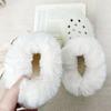 Acessórios para Sapatos de Crocodilo Transfronteiriços com Forro de Veludo Tubo Longo Recheado Removível Lavável Quente Capas de Sapato de Algodão Espessado de Inverno