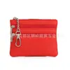 Billetera Corta de Mujer con Cremallera de Moda Bolso Mini para Tarjetas Billetera para Monedas Llavero Multifunción Bolso Billetera Pequeña para Monedas