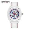Reloj de Cuarzo Sanda Transfronterizo Shopee Más Vendido Tendencia de Moda Silicona Reloj Cool para Hombre y Mujer Casual Deportivo Reloj Impermeable