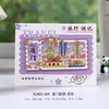 Adesivo de geladeira de Xiamen atrações turísticas característica lembrancinhas adesivo de geladeira de cola de três camadas de madeira adesivo de geladeira com fonte metálica