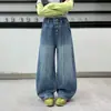 Jeans de Outono Novos para Meninas Mais Velhas, Jeans da Moda Versátil Estiloso Infantil com Botões