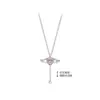Collar de Corazón de Cupido Cadena de Clavícula Angélica Romántica Femenina Regalo de Cumpleaños para Novia Nuevo Producto 2022 Regalo