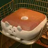 Esterilla refrigerante de dibujos animados, cojín de futón, tapete de tatami, cojín de silla de oficina de doble cara, cojín de asiento lindo y perezoso