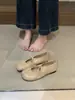 Super confortável! Couro macio, sola macia, sapatos de salto baixo vermelhos de corte baixo para mulheres, sapatos baixos antiderrapantes, Mary Janes, mocassins, tamancos de bico dividido