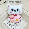Desenho Animado Gato Preto de Olhos Grandes Boneca de Pelúcia Apito Fofo Gatinho Preto Pingente de Mochila Acessórios Atacado