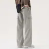 Pantalones de trabajo rectos para hombre con un aspecto elegante de alta gama, pantalones casuales holgados para hombre, resistentes a la suciedad, adecuados para primavera y otoño, modernos y versátiles