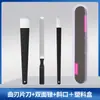 Fabricantes en stock traje de cuchillos profesionales de acero inoxidable para pedicura herramientas Yangzhou tres cuchillos para eliminar piel muerta callos ceniza