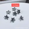 Colgante de Flor de Loto de Plata Sanqi de Plata Vieja de Shanxi Pequeñas Flores Accesorios Componentes para Manualidades y Joyería DIY