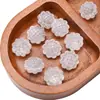 10 cuentas de cristal de girasol degradado hechas a mano accesorios DIY cadena para teléfono móvil con cuentas hechas a mano pendientes colgante cuentas sueltas venta al por mayor