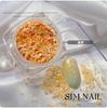 Uñas Macaron 1MM japonesas y coreanas amor estrella mini lentejuelas fluorescentes alto brillo estrella de cinco puntas parche material para uñas