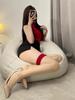 Calcetines Sexy Acolchados de Patrón Oscuro de Muslo Ancho, Calcetines Largos Adelgazantes de Puro Deseo Hasta la Rodilla, Medias Negras Acolchadas Estilo JK Japonés de Muslo Medio