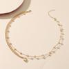 Collar de perlas encantador de costura multicapa nuevo japonés y coreano artículo de dama retro elegante simple personalizado