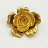 Lujo Accesible de Gama Alta Fragancia Pequeña Rosa Botones Decorativos Retro Accesorios de Botones para Abrigo Cortavientos Traje