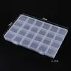 Caja de Almacenamiento Transparente de Plástico Fijo para Ranuras de Tarjetas Caja de Embalaje para Joyería Accesorios de Joyería DIY Caja para Cuentas Caja de Embalaje para Cuentas de Arroz