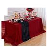 Mantel de Mesa para Postres de Terciopelo Tela Gruesa de Terciopelo para Conferencias Mesa Rectangular Banquete Evento de Exhibición Mantel de Gamuza